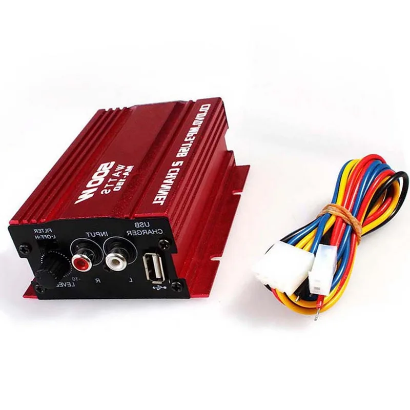 Мини Hi-Fi MA-150 USB FM цифровой усилитель мощности 12 В CD DVD MP3 автомобильный 2-канальный