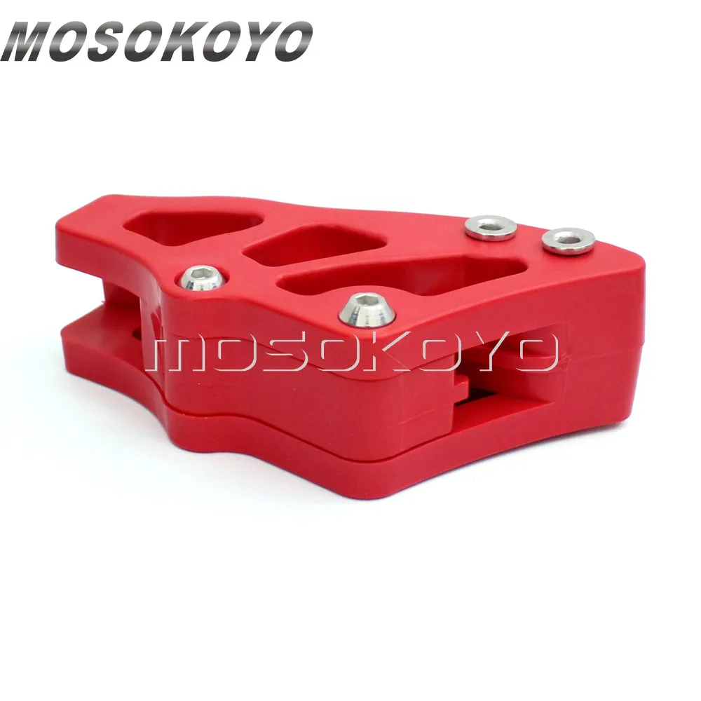 Направляющая цепи для мотоцикла Honda CR CRF 125R 250R 250X 450R 450X 2005 2007 Red|Накладки и