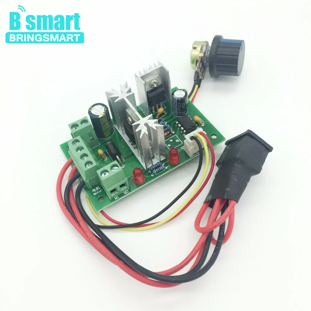 Двигатель постоянного тока Bringsmart CCM6N PWM 12 В регулятор скорости двигателя 6A 6 в 24 30