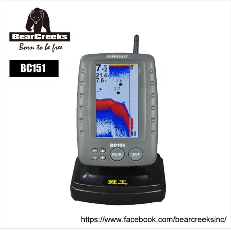 BearCreeks цифровой рыболокатор BC151 цветной экран baitboat специальный|fish finder|color fish findersfish