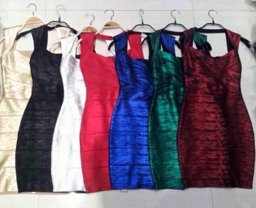 Высококачественное Новое Стильное Бандажное платье без рукавов с принтом из