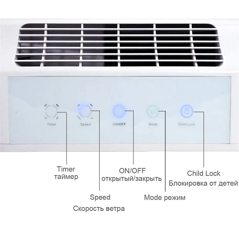 Очиститель воздуха для дома с настоящим HEPA фильтром, очиститель запаха для курильщиков, пыль, анион очиститель воздуха-пульт дистанционного управления
