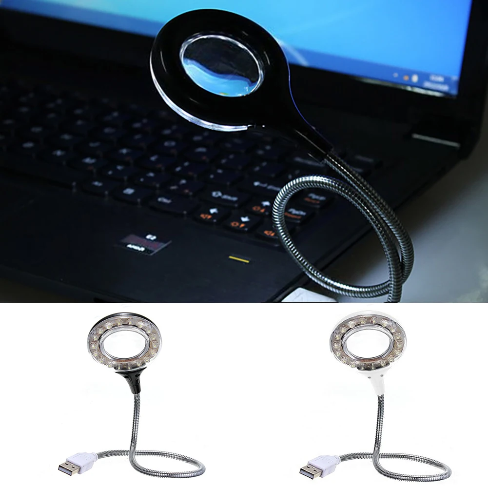 Новая 1 шт. очень яркая гибкая светодиодный USB книга лампа для чтения 18 s