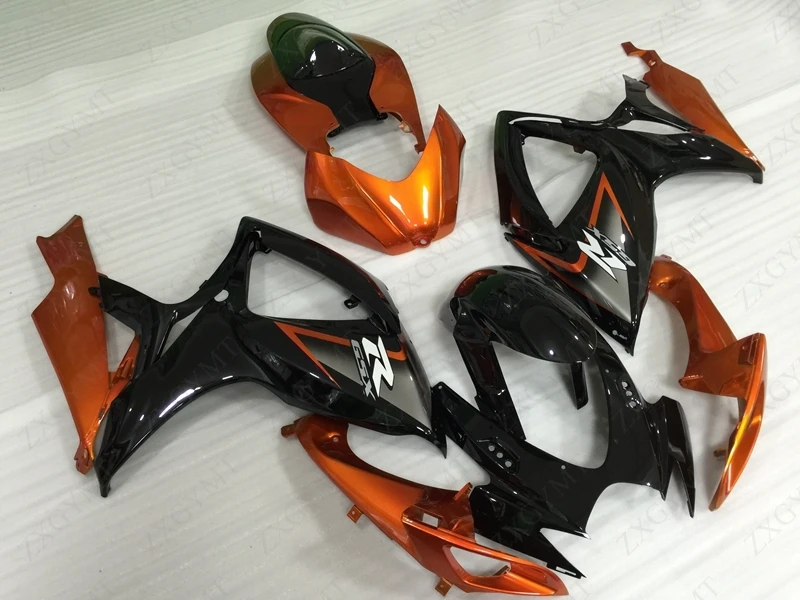 Кузов GSXR600 2006 - 2007 K6 оранжевые черные обтекатели GSXR 600 КОМПЛЕКТЫ КУЗОВОВ GSX R 750 |