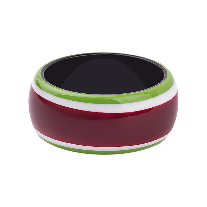 GuanLong Brand Design Colorful Stripe Resin Bangles For Office Ladies Fashion Bangle Bracelet Jewelry Wholesale | Украшения и