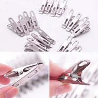 20pcs stainless steel laundry clips with hanging needles for washing and windproof clips for fixing quilt airing clips