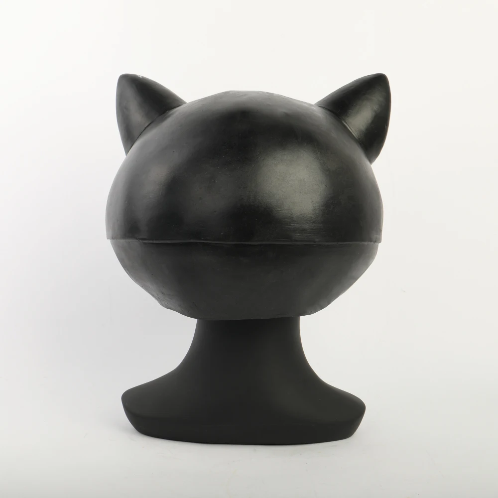 Маска Morgana 5 для косплея из латекса черная кошка Мона маска вечеринки на Хэллоуин