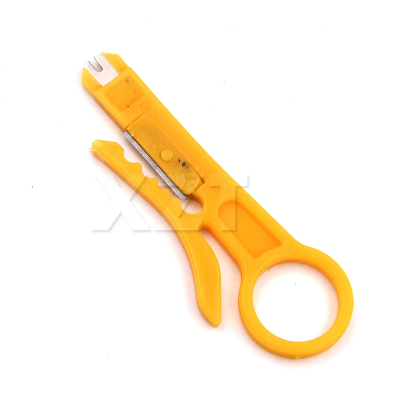 10 шт./лот портативные Желтые мини полоски сетевой кабель плоскогубцы 9 см UTP STP