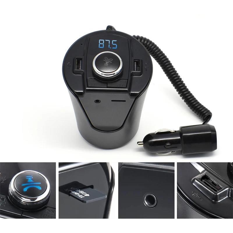Bluetooth гарнитуры автомобильный fm трансмиттер MP3 плеер Dual USB Зарядное устройство