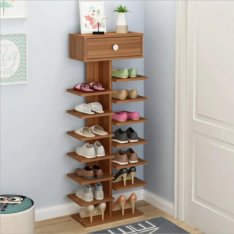 Двойной обуви стойки scarpiera организатор деревянный мебель для дома estanteria para zapatos