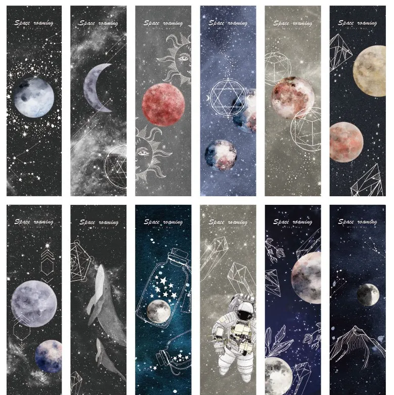 

Travel universe paper bookmark(1pack=30pieces)