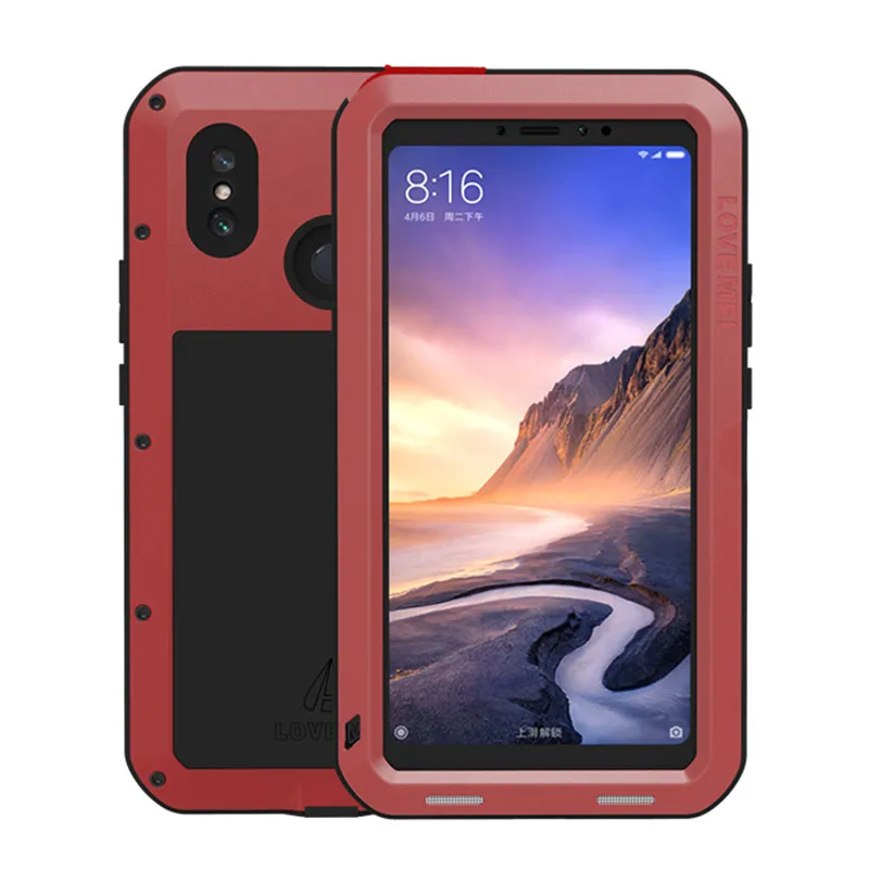 Противоударный мощный чехол для Xiaomi Mi Max 3 высококачественные водонепроницаемые