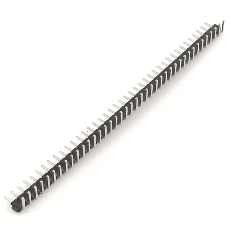 20 шт./лот 2 мм 40 Pin Мужской Однорядный штыревой разъем угол 1*40 Pin|4 pin male|angle headerangle header