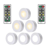 under cabinet light dimmable touch sensor led puck lights wireless downlight spotlights for closet wardrobe hallway night lamp