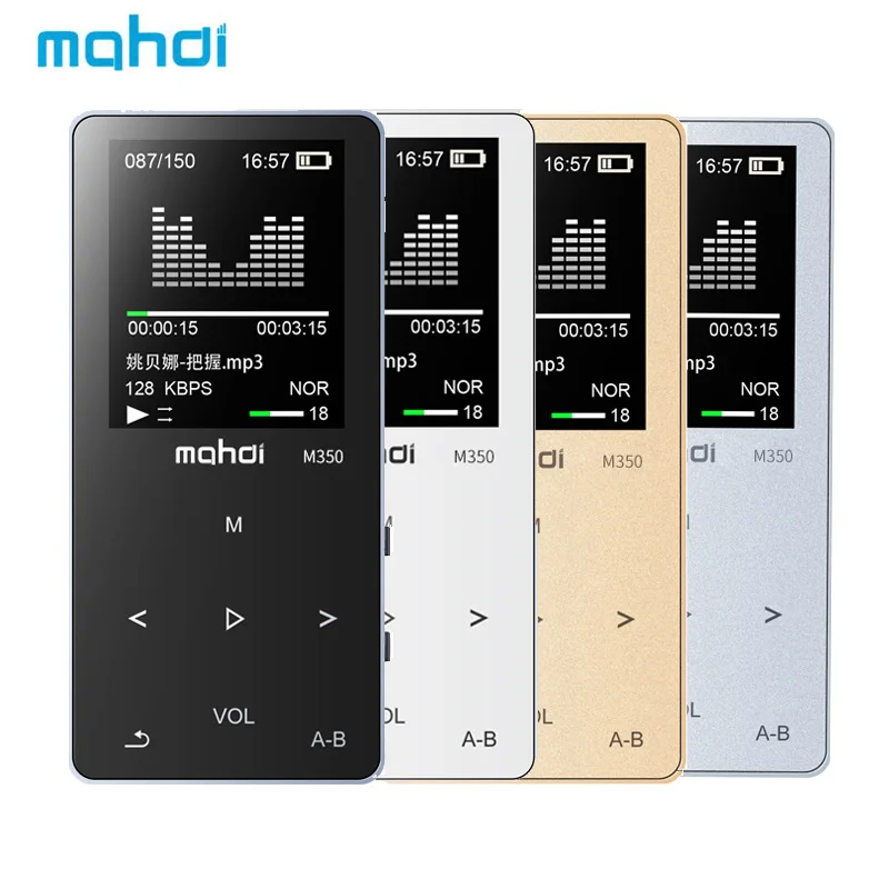 Махди M350 Металл Спорт MP3 8 GB HIFI плеера 1 &quotЭкран встроенный Динамик Поддержка fm