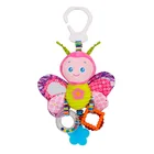 Детская подвесная коляска для новорожденных, Игрушка-прорезыватель для зубов, погремушки-мобильные телефоны, плюшевая кукла в виде животного, игрушки для коляски, раннее образование, подарок для мальчиков и девочек