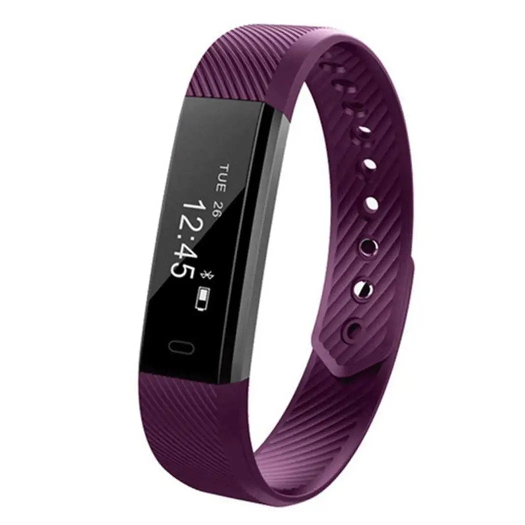 Waterproof Digital Display Buckle Closure USB 2.0 Touch Square IP65 Smart Bracelet Health Wristband SmartBand for man women | Электроника
