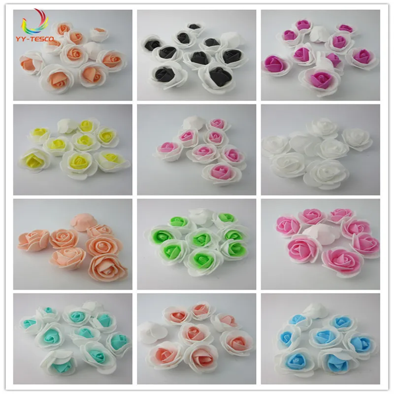 50 шт. декоративные искусственные розы из пенополиэтилена|foam rose artificial flowers|roses