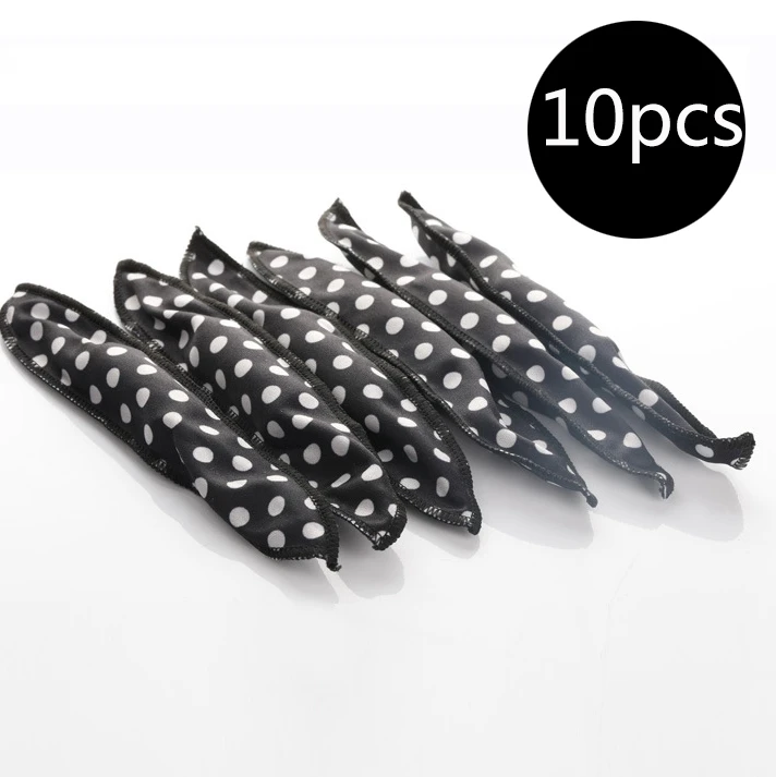 10pcs Black Brainbow 10 шт. волшебная губка мягкий валик для волос гибкая пена и губка плойки для волос бигуди DIY салон по уходу за волосами Инструменты для укладки - Цвет: 10pcs Black