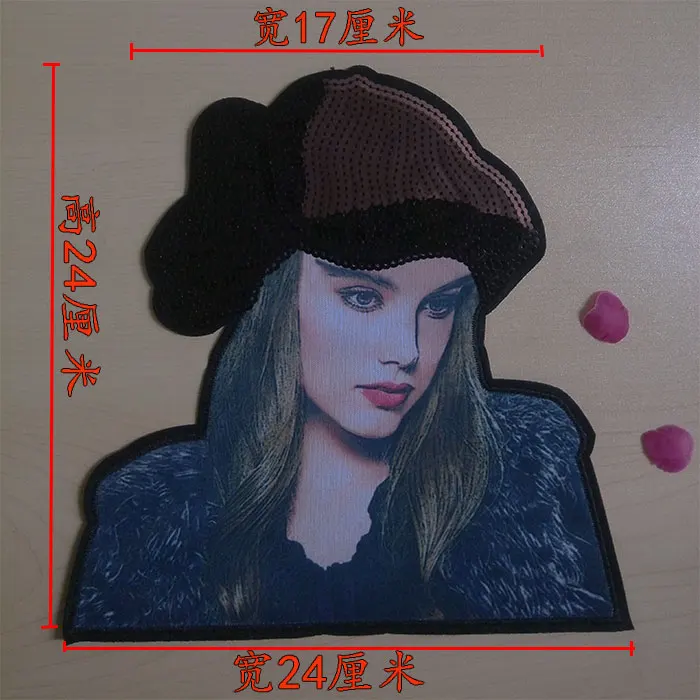 

High-end Cloth Patch 3D Stereo Beads Patch Sequins Large Sweater T-shirt Beauty Cloth Patch