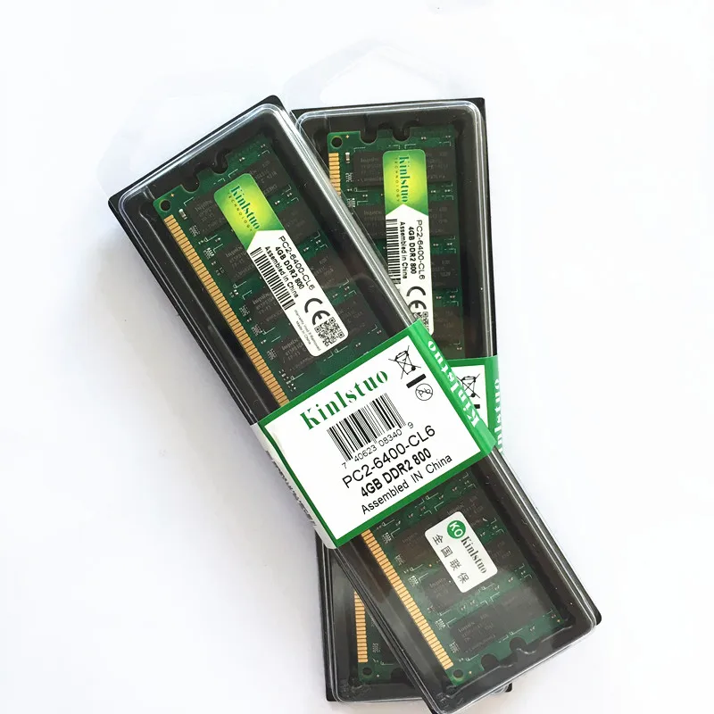 Kinlstuo ddr2 rams 4 ГБ 800 МГц AMD память ПК 6400 DIMM 240PIN Рабочий стол для M4N78 GA MA770 M3A78 M68M N68S