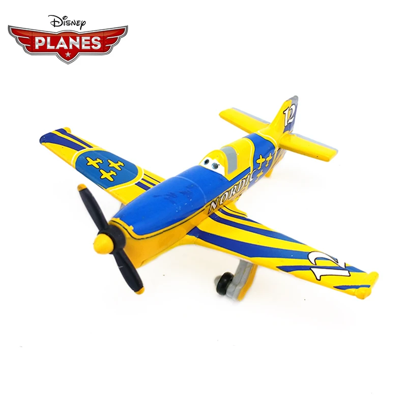 Disney Pixar Planes No.12 Nordic 1:55 металлические Литые Обучающие игрушки модели самолетов для