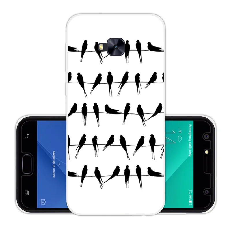 For Asus Zenfone 4 Selfie ZD553KL Silicone TPU Phone Cases DIY Luxury Fundas Transparent Soft Ultra Thin Slim Cartoon Cover |