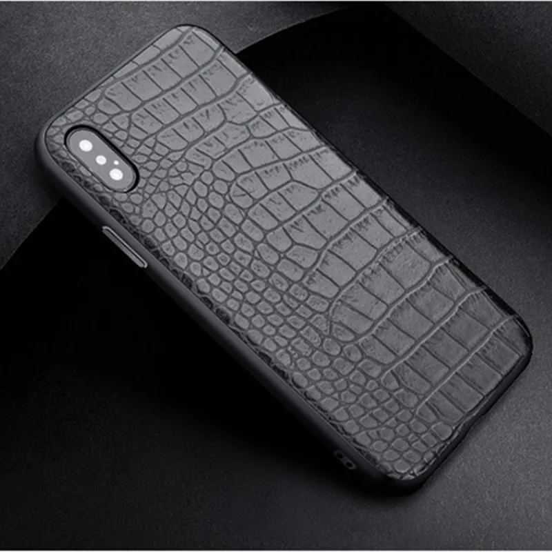 Роскошный 3D чехол из крокодиловой змеиной кожи для телефона iPhone 8 7 6 S Plus винтажный