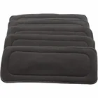 1 шт., многоразовые моющиеся 5-слойные вкладыши из бамбукового угля, вкладыши для подгузников, размер подгузника из ткани в реальном кармане 35*13,5 см