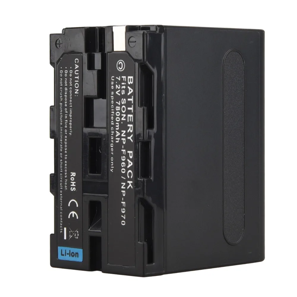 2 шт. батарея большой емкости 7800mAh Bateria NP F960 F970 камеры + зарядное устройство для Sony