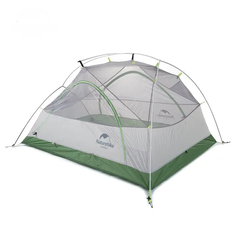 Двухслойная Водонепроницаемая походная палатка PU8000 с алюминиевым стержнем