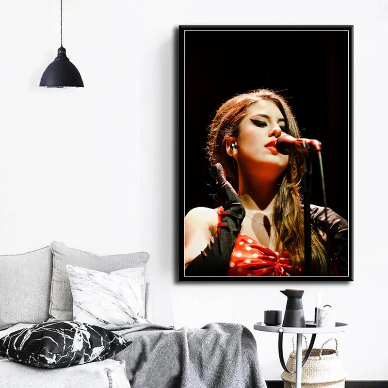 P475 Amy Winehouse музыкальный певец звезда поп арт живопись Шелковый Холст плакат