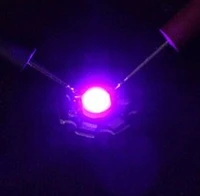 10pcs 2w 3w 45mil chip uv ultraviolet 410415nm led diodes light part with 20mm star heatsink 3 43 6v 600ma
