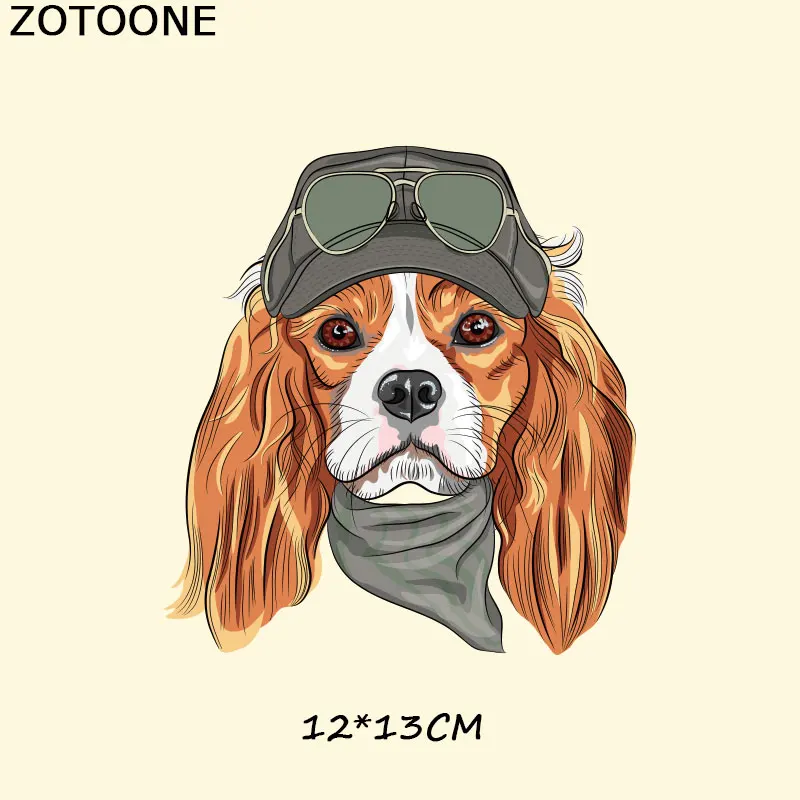 ZOTOONE/Мультяшные нашивки в виде животных, железные наклейки, аксессуары для самостоятельного изготовления, украшение, принт на футболке, джинсы, детский Рождественский подарок C