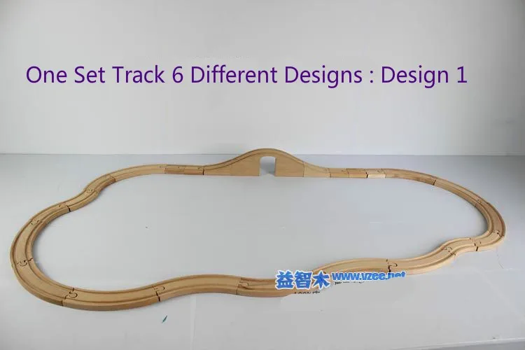 EDWONE один набор больших треков Набор DIY бука железная дорога аксессуары для поезда трек мост Подходит деревянный Thomas Biro треков
