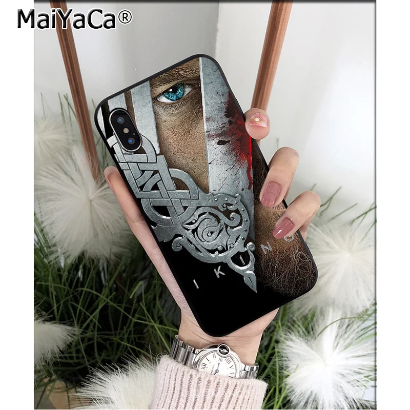 Мягкий чехол для телефона MaiYaCa TV show vikings из ТПУ iPhone 8 7 6 6S Plus 5 5S SE XR X XS MAX | Мобильные