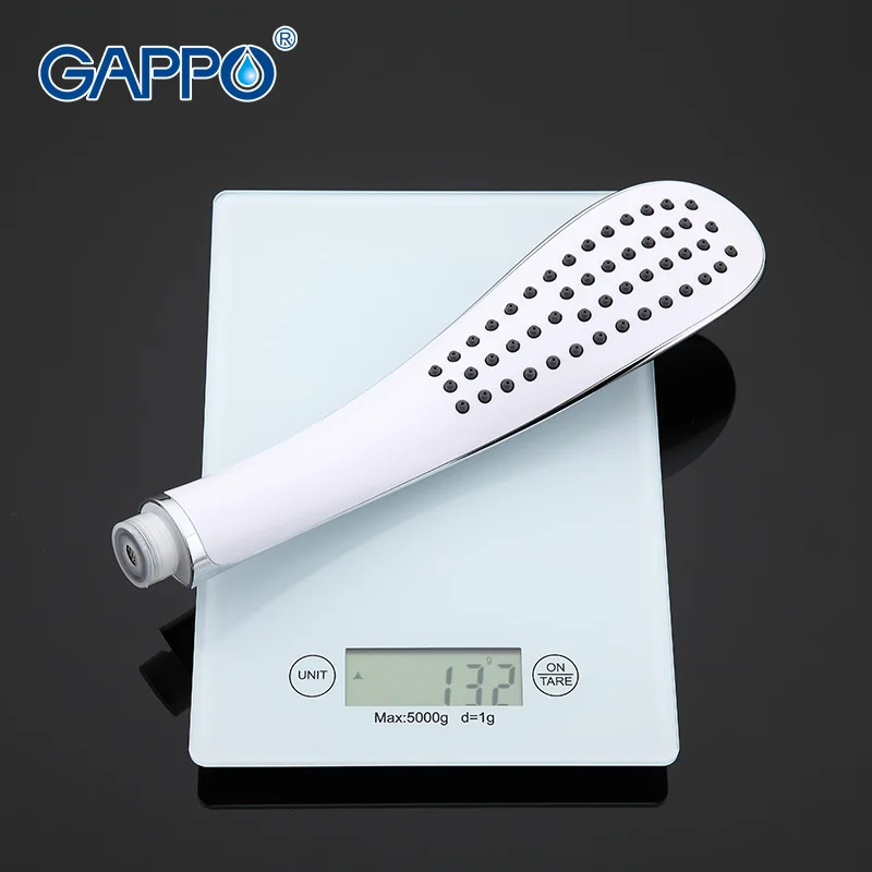 

Gappo Bathroom hand shower bath shower shower massage rainfall SPA hand Shower Head ABS chrome water save sauna mixer tap G01
