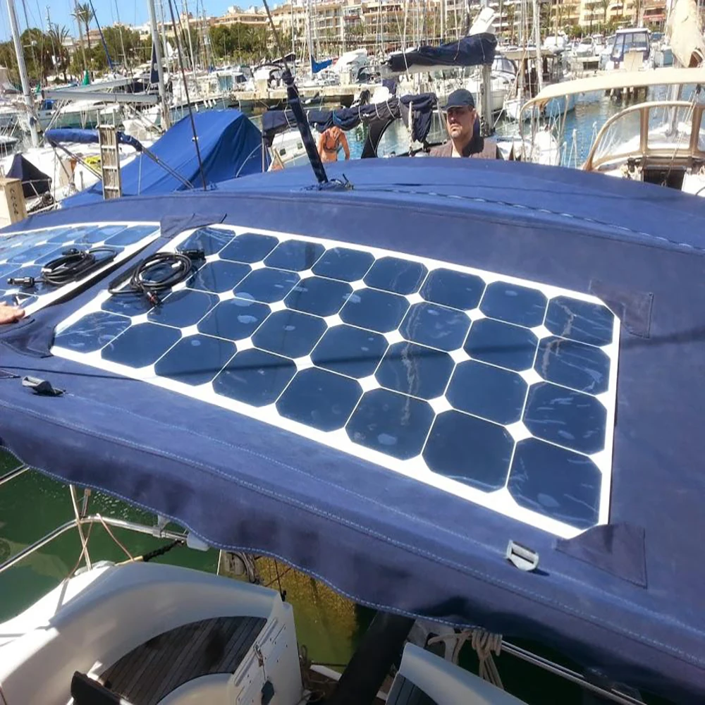 Xinpuguang ETFE солнечная панель 100 Вт 18 в sunpower прочный и водонепроницаемый Пласа Солнечный для путешествий и лодки и RV высокое качество Китай