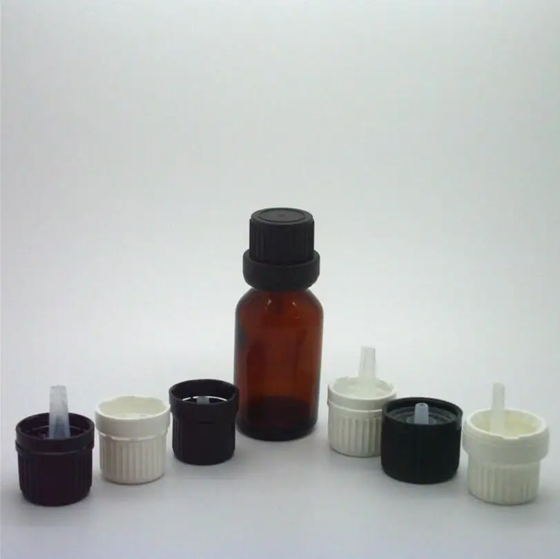 

200pcs/lot 15ml amber glass bottle with reducer dropper and tamper evident lid, amber essential oil bottle Wholesale