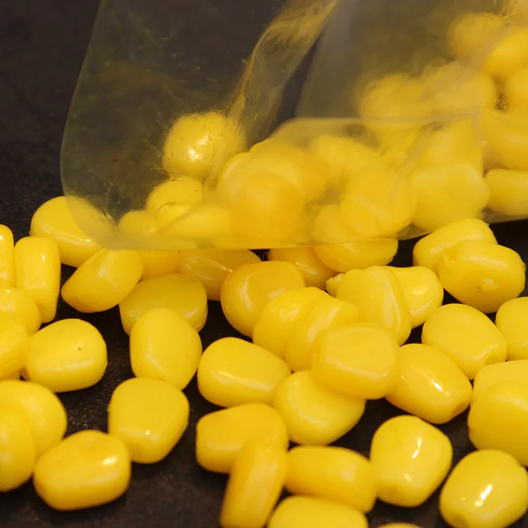 100 шт./лот желтая и красная поп кукуруза Мягкая приманка для ловли карпа