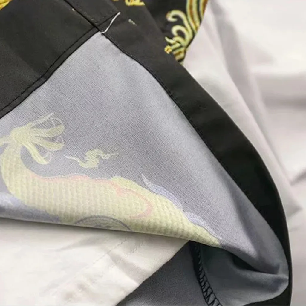Harajuku мужские топы кимоно кардиган пальто лето весна одежда мужской свитер индивидуальность печати Блузка для мужчин верхняя одежда Горячая