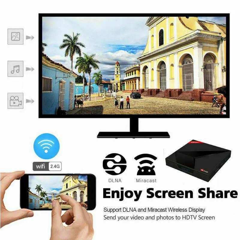 X88 MAX + 4K ТВ коробка Android 9 0 4G 64G Vierfach Керн 2 Wi-Fi BT4.3D Media Player 3D со сверхвысоким