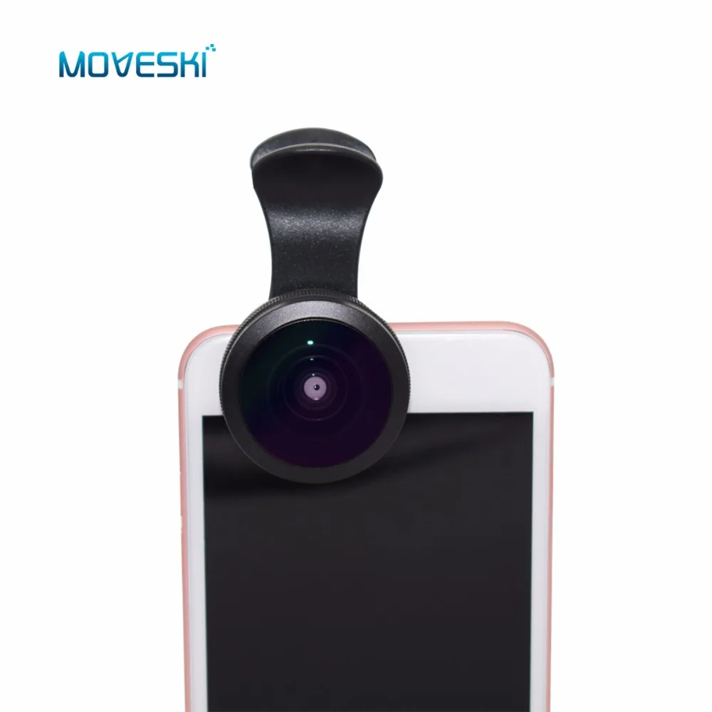 Универсальные комплекты объективов Super Fisheye Moveski HL025 диагональ 240 дюйма зажим для