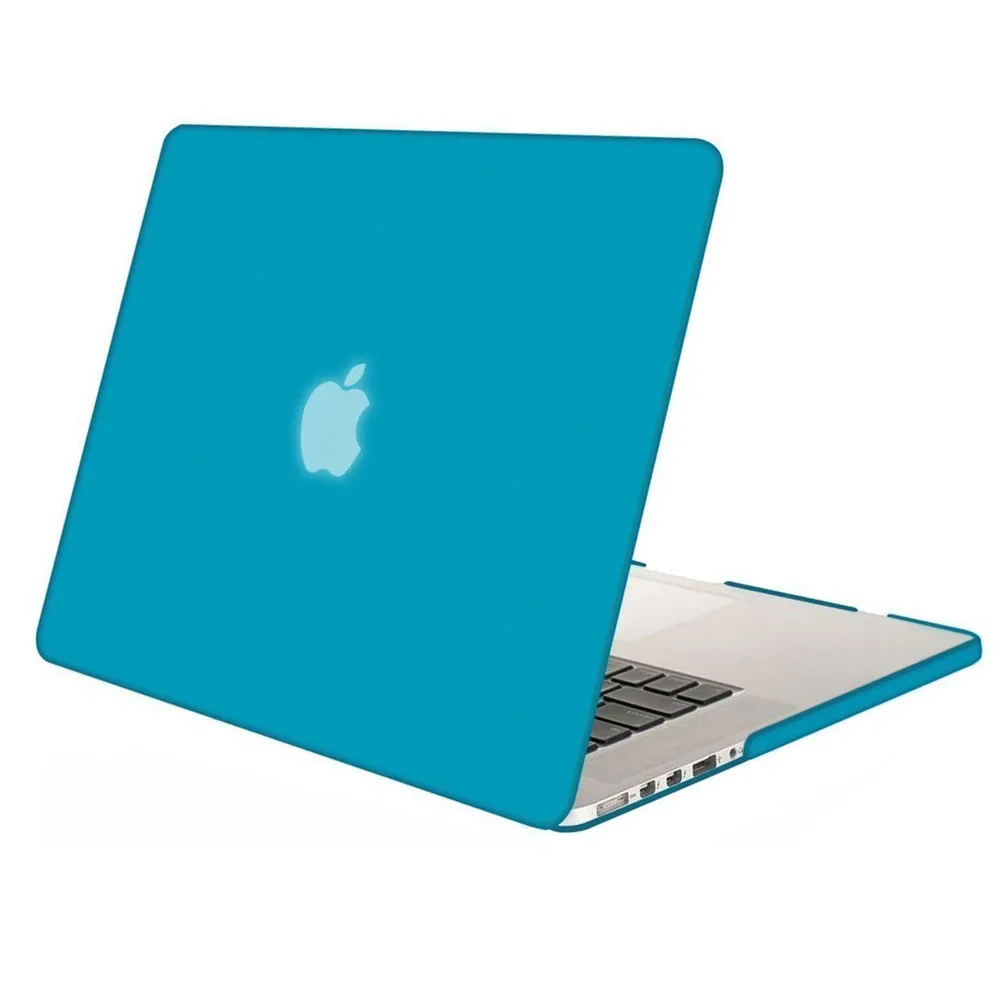 Aqua blue MOSISO прозрачный кристально матовый Mac Pro 13 A1278 CD rom пластиковый жесткий чехол для Macbook Pro 15 дюймов A1286 Защита корпуса ноутбука - Цвет: Aqua blue