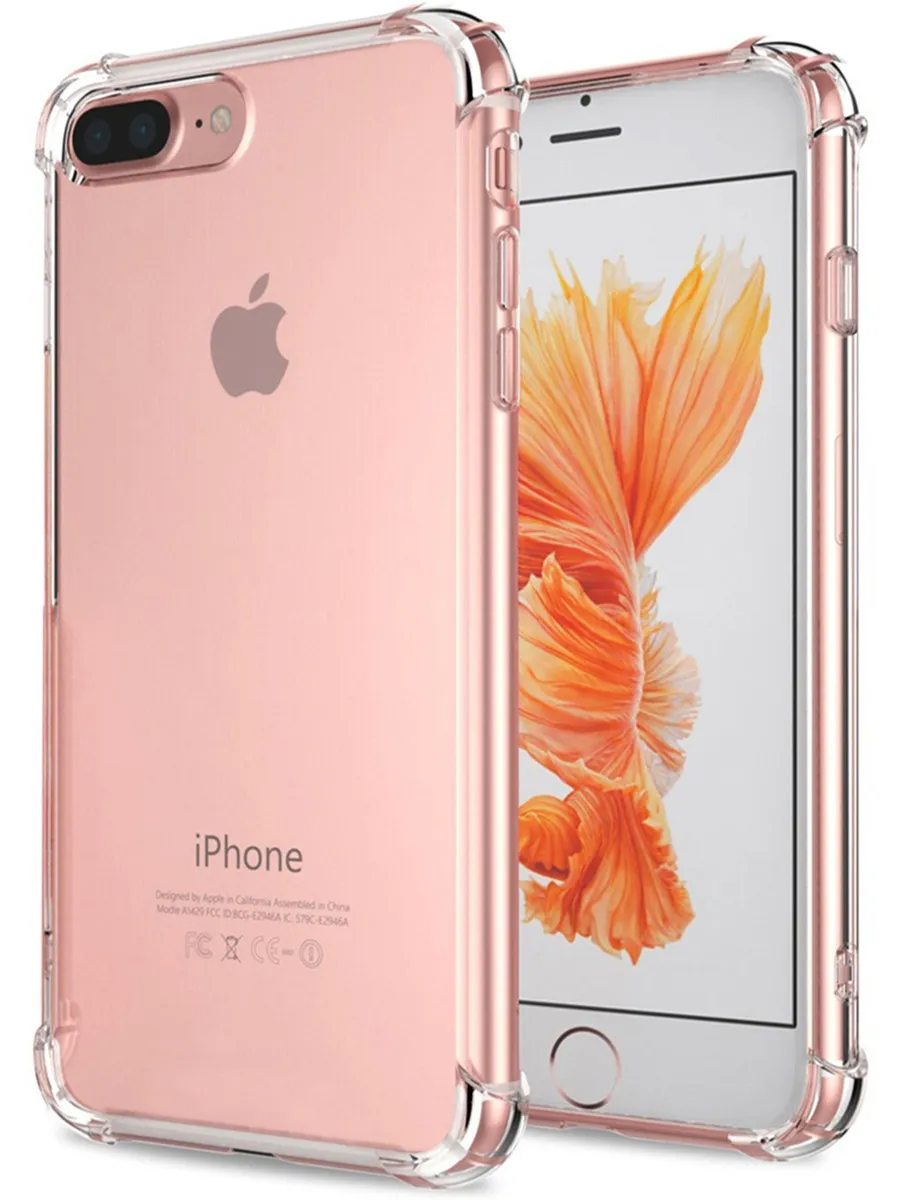 LSDI Crystal Clear Case Shock Absorption Bumper Coer for iPhone 6 6s 7 8 Plus X XS XR 11 pro Max Slim Thin Transparent Shell | Мобильные