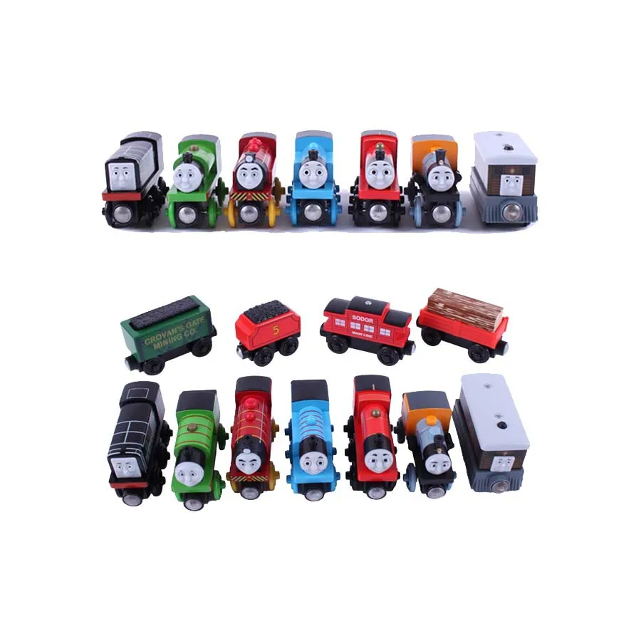 5 шт./лот Магнитный Деревянный Маленький поезд игрушки Железнодорожный Набор|toy