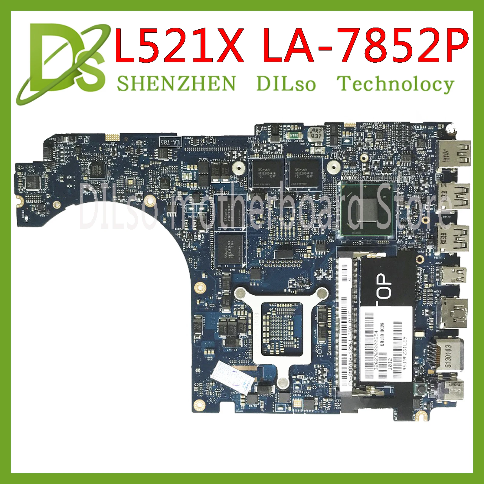 Bestellen KEFU QBL00 LA-7851P Motherboard FÜR Dell XPS 15 L521X Laptop Motherboard I5-3230M DDR3L GT640M 2GB Vollständig Getestet 100% Arbeit