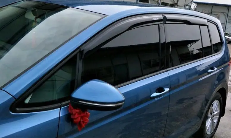 Для Volkswagen Touran Пластиковый оконный козырек 2017-2019 Vent Shades Защита от солнца и дождя