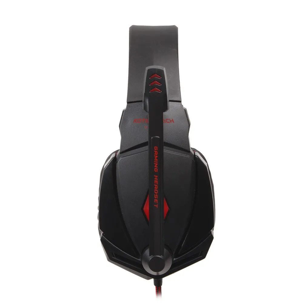 KOTION EACH G4000 игровая гарнитура геймер ПК геймер стерео наушники с микрофоном светодиодный светильник наушники для компьютера ноутбука ps4