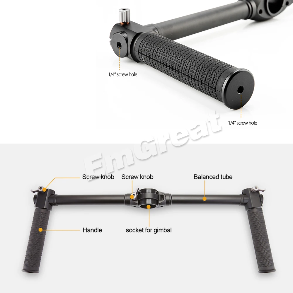 Zhiyun официальная двойная ручная ручка расширенная для Crane 2 3-осевой Ручной